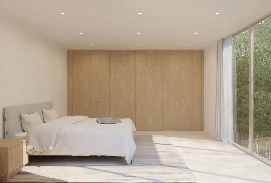 620 Adelaide Drive, Santa Monica, CA: Bedroom (rendering)