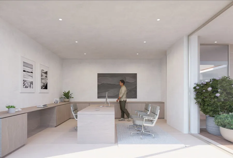 620 Adelaide Drive, Santa Monica, CA: Study (rendering)