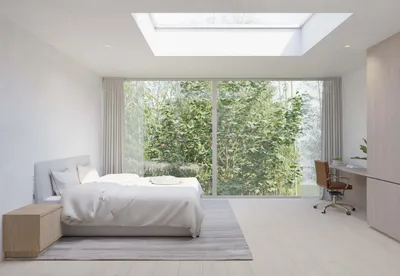 620 Adelaide Drive, Santa Monica, CA: ADU bedroom (rendering)