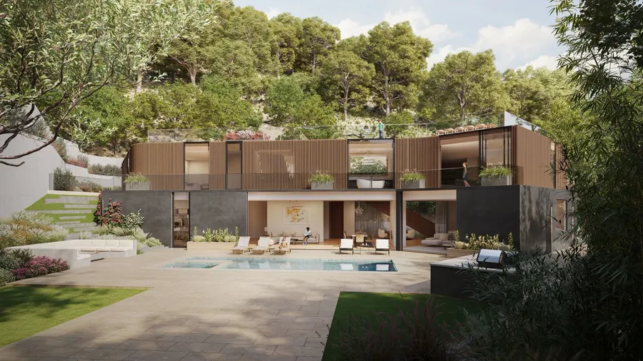 963 Roscomare Road, Bel Air, CA (rendering)